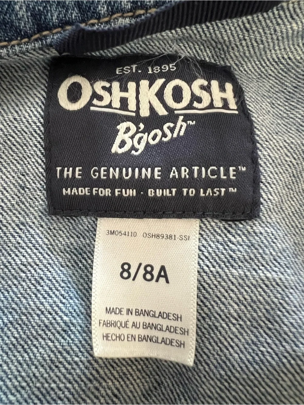 OshKosh Bgosh classic blue
